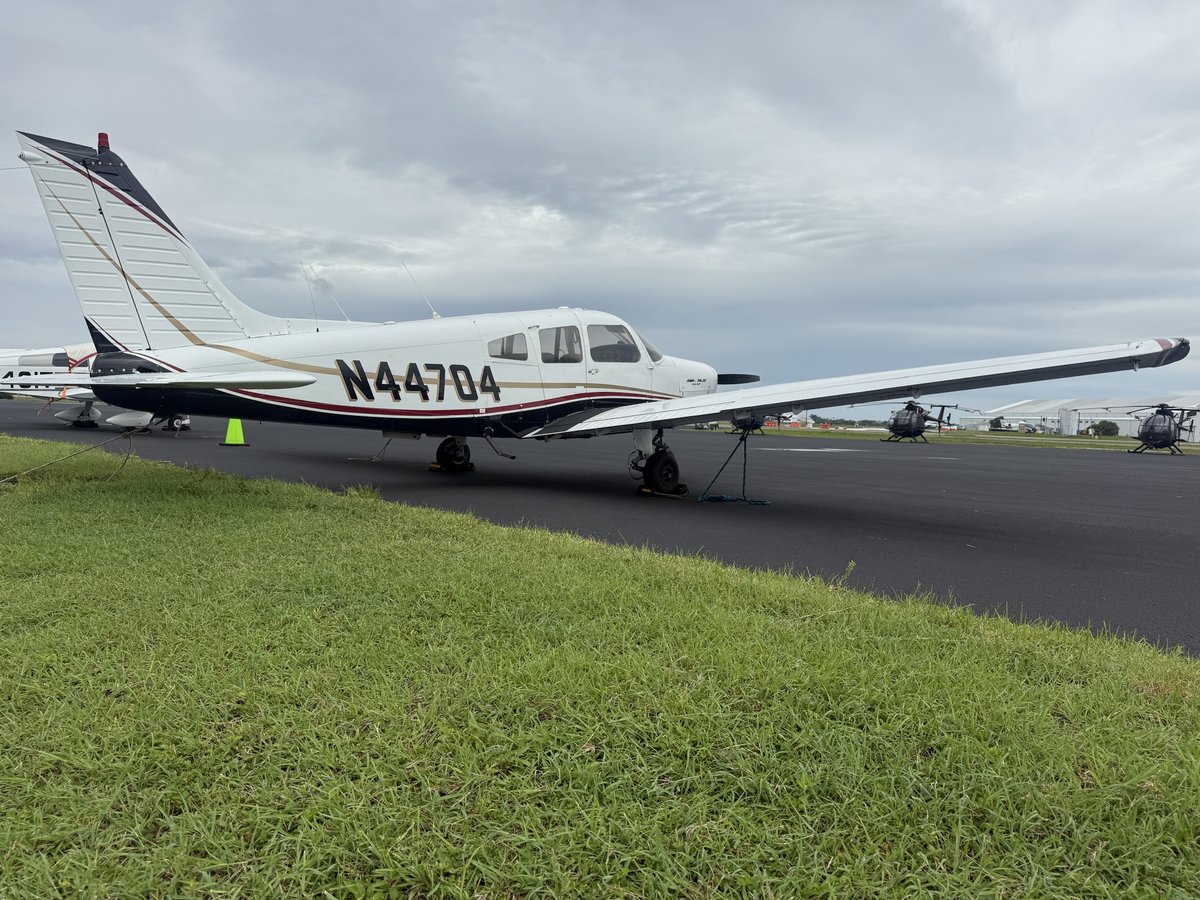 West Tampa Bay Flyers aircraft, N44704, parked on the ramp at KPIE